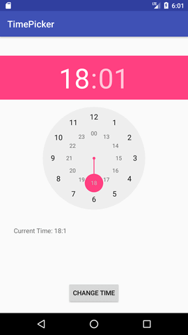 android timepicker example 1