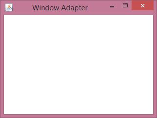 java awt windowadapter example 1