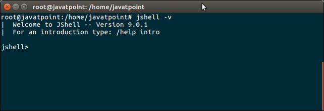 Java 9 Shell Tool 1