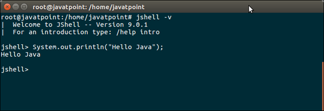 Java 9 Shell Tool 2