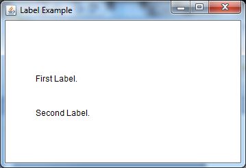 java awt label example 1