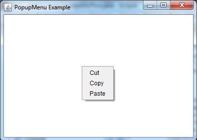 java awt popup example 1