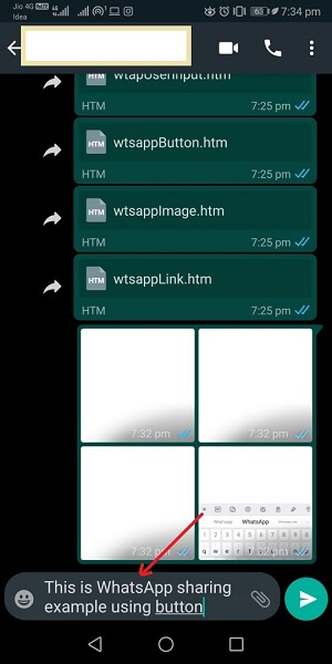 How to add a WhatsApp share button in a website using JavaScript
