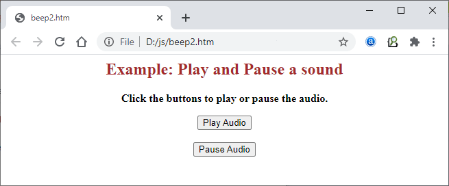 How to make beep sound in JavaScript